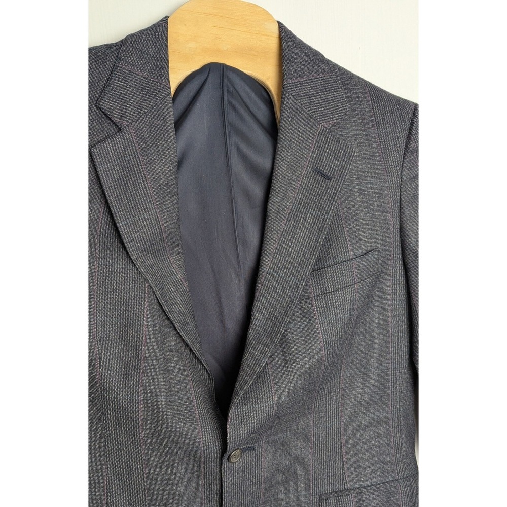 VTG University‎ Club Ralph Lauren Men's Wool Blazer Check Tweed Classic Fit USA